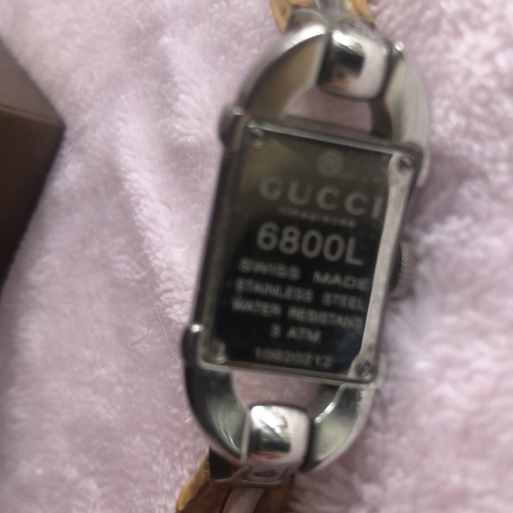 Gucci 6800L Bamboo bangle watch - Picture 11 of 15